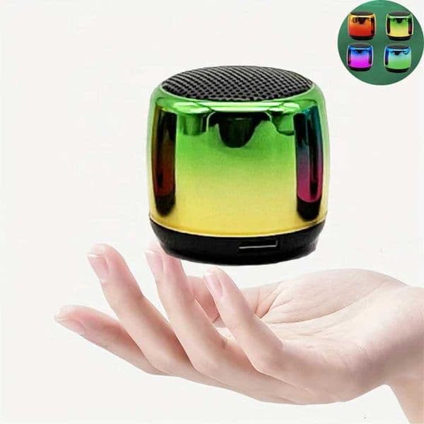 Wireless Speaker Portable Small Steel Gun Metal Heavy Stereo Surround Subwoofer Outdoor Mini Small SpeakerXJ250731