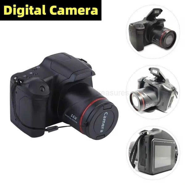 16X Zoom Portable Digital Camera Video Camcorder Photography Telephoto Camera for Students Beginners Professional Photographers M250731