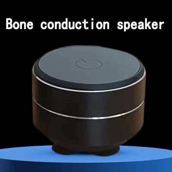 Bone Conduction Wireless Speaker - Sucker Mount TWS Hi-Fi Sound Enhanced Bass Wearable Loop Resonance Features Dynamic Audio XJ250731