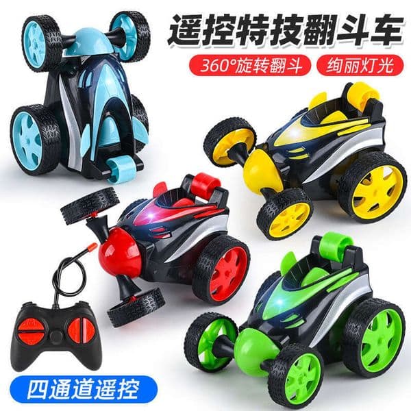 Dump Truck Rolling Stunt Remote Control Off-Road Model Electric Racing Children's Toy Car Boy Gift