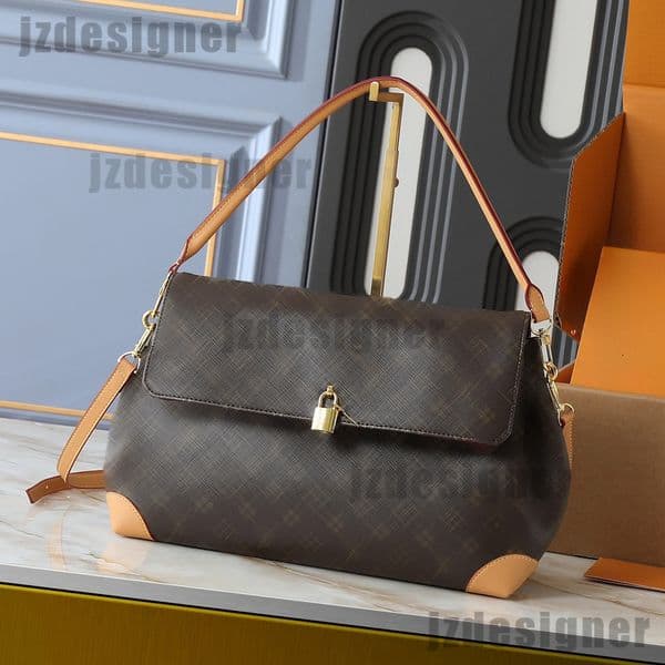 luxury hobo bags designer shoulder bag Brown flower Leather Jewelry New set Travel Storage box Lage Fashion Trunk boxs Suitcases Bags cosmetic bag handbag
