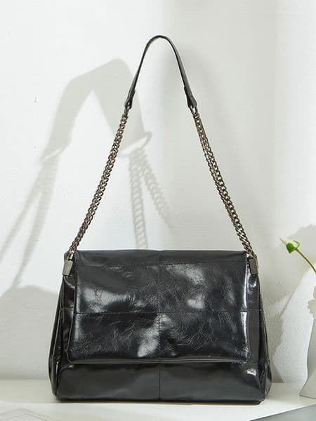 Large Capacity Commuting Bag 2024 Spring/Summer Womens Chain Tote Bag High-End and Fashionable Single Shoulder Underarm Ba 250731