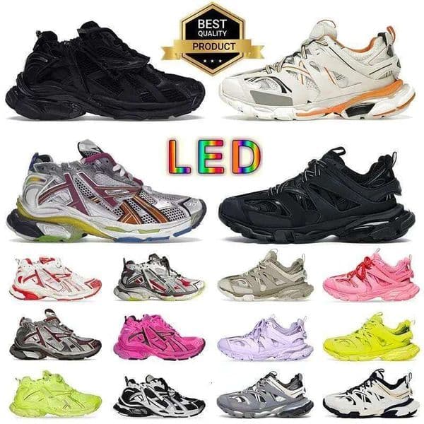 Brand Sneakers Track Runners 7.0 7.5 3.0 Designer Platform All Black white Multicolor Pink Blue Grey Ancien Daddy men women trainers Tennis Shoes X250207 24 dc top