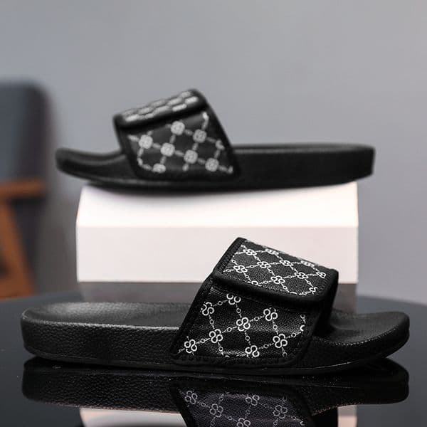 fashion Designer Men, Summer New Style, One-Shoulder For Outdoor Use, Indoor Household Slippers
