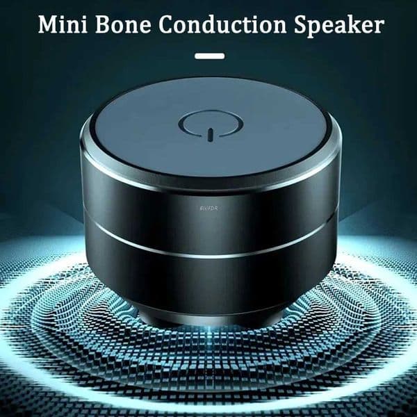 Mini Bone Conduction Speaker Vibration Stereo Audio Digital TWS Wireless Speakers Portable Metal Speaker Dropshipping XJ250731
