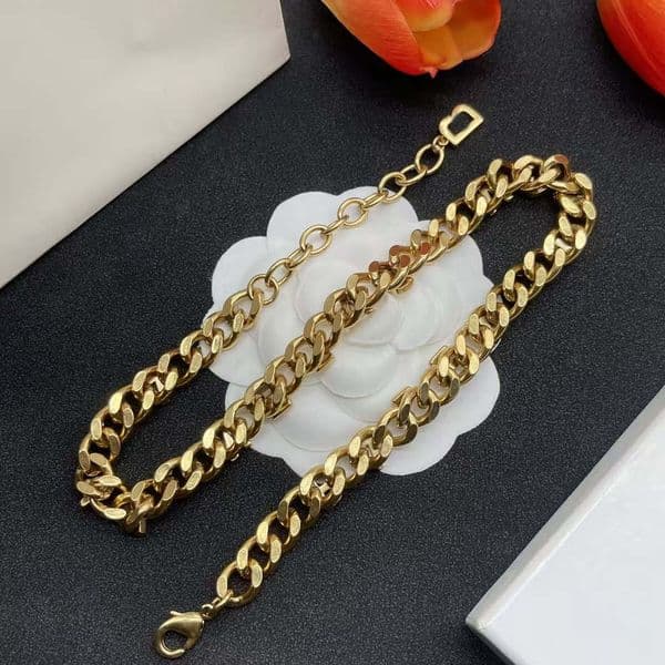 New Luxury Designer Jewelry Necklace Bracelet Best Anniversary Party Wedding Gift Jewelry Necklace for Men and Women -5888
