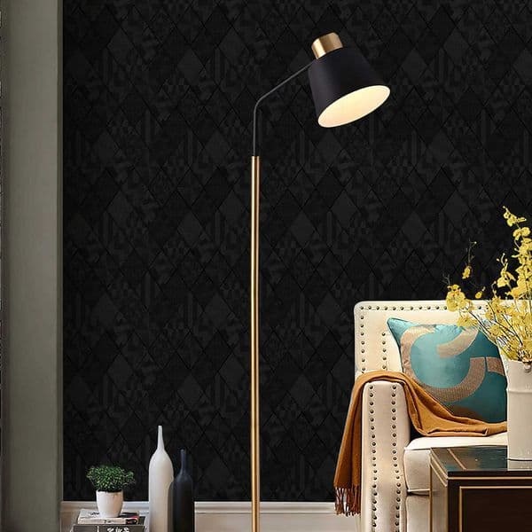 3D Black Geometric Pattern Wallpaper SelfAdhesive Waterproof Wall Stickers Furniture Color For Wardrobe Bedroom Home Decoration C251101