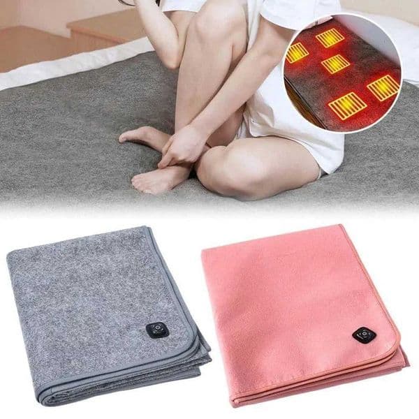 5V Electric Heated Blanket USB Charging 3level Temperature Car Bed Chair Electric Mattress Heating Carpet Warmer Heater X251101