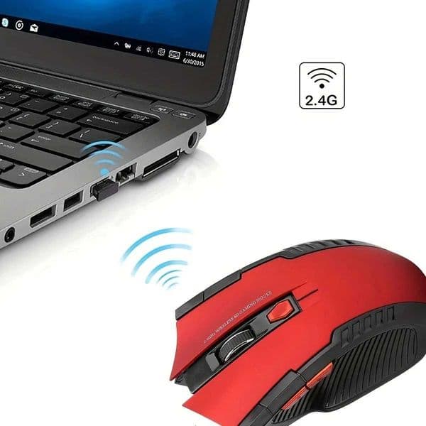 Wireless Mouse USB Computer Mouse 24G Portable Mobile Optical Office Mouse Adjustable DPI Levels for Notebook PC Laptop MacBook X251101