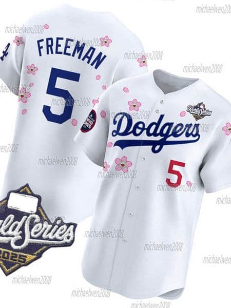 Kob LosAngele Dodgers 2025 World Series Jersey Shohei Ohtani Enrique Hernandez Freddie Freeman Mookie Betts Will Smith Yoshinobu Yamamoto Roki Sasaki Muncy Snell