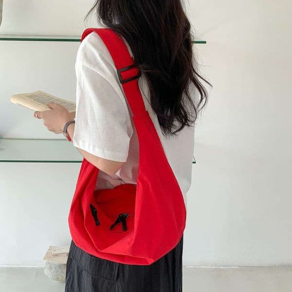 Crossbody For Women New Large Capacity Nylon Casual Dumpling Women's Solid Color Commuter Shoulder Bag B5