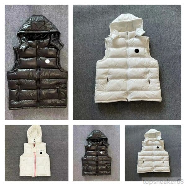 2025 Men Down Vests Winter body warmer gilet puffer vest gillet Jacket Designer Waistcoat Unisex Couple Bodywarmer Womens Jacket Slveless Outdoor Warm Thick T25111