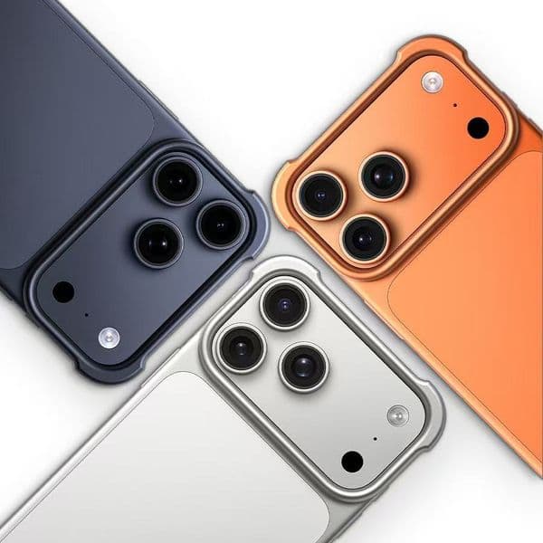 Arc Aluminum Metal Bumper Pulse Case For 17 Pro Max 17Pro Lightweight Phone Cover