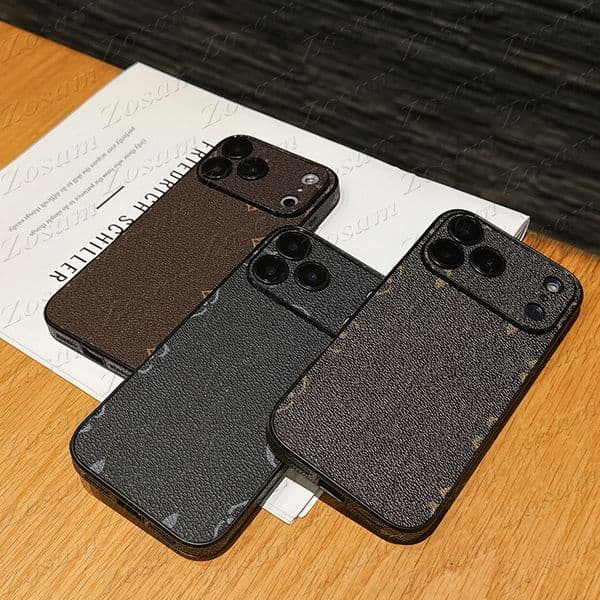 Pretty Cell phone Cases for Phone Air Pro Full Body Leather Protection Shockproof Case Luxury Print Back Anti-scratch Cover R251211
