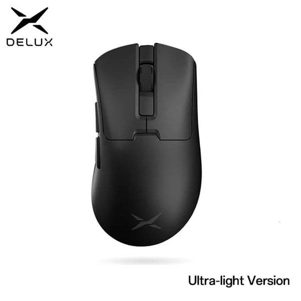 Delux M900PRO Ultralight Version Wireless Gaming Mouse Ergonomic 1K8K Polling Rate 50g PAW3395 for Right Big Hand PC Laptop X251101