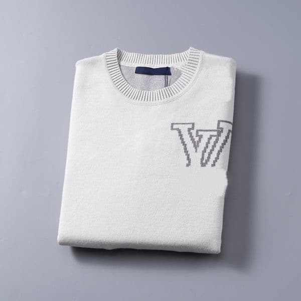 Designer Mens Knitted Sweater Jacquard Letter Pattern Vintage Hip Hop Casual Sports Long Sleeve Sweater Men