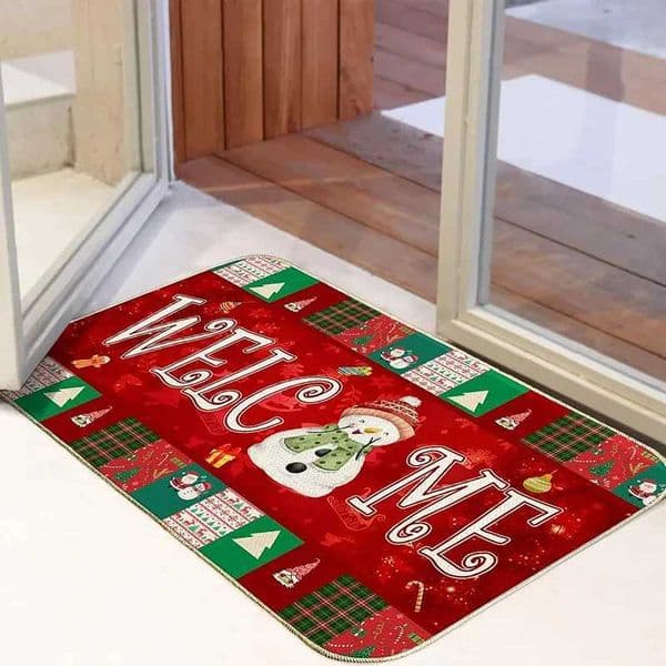 Christmas Them Entrance Door Mats Home Welcome Carpet for Bedroom Bathroom Indoor Outdoor AntiSlip Carpet Festival Decoration X251101