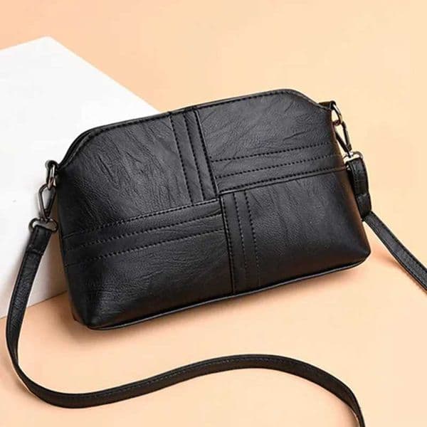 New Casual mama Messenger Bags Crossbody PU Leather Black Handbags for Women Small Shoulder Bag PurseW251101