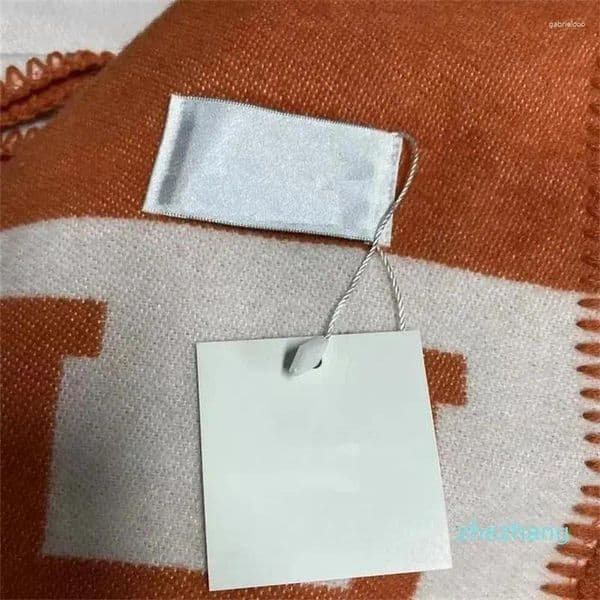 Blankets Luxury Thicken Cashmere Sublimation Letter Home Travel Throw Winter Baby Beach Blanket Towel Womens Soft Shawl Warm 130 170cm