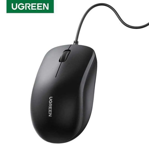 UGREEN USB Wired Mouse with Ergonomic Design 1200 DPI 3 Buttons Mouse for Laptops and PCs X251101