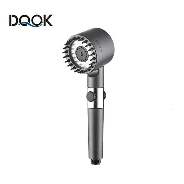 Black Shower Head Rainfall High Pressure 3 Modes Adjustable Boost Filter for Bathroom Accessories Sets 251028