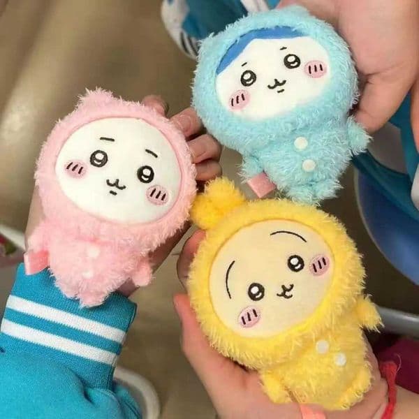 New Qianchuan Sleepwear Plush Pendant Keychain Cartoon Usagi Hachiware Doll Pendant Keychain Qianchuan Plush Toy Peripheral Gifts W250402