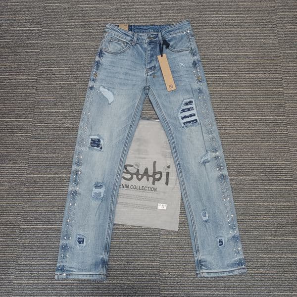 Ksubi Denim Trousers Mens Jeans Designer Jean Men Black Pants High-End Quty Straight Design Retro Shinny Casual Sweatpants Designers Joggers Pant 4d9 L260523