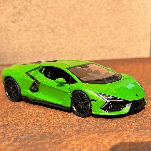 1 32 Lamborghini Revuelto alloy sports car model die cast metal racing car model simulated sound and light childrens toy gift Z250402
