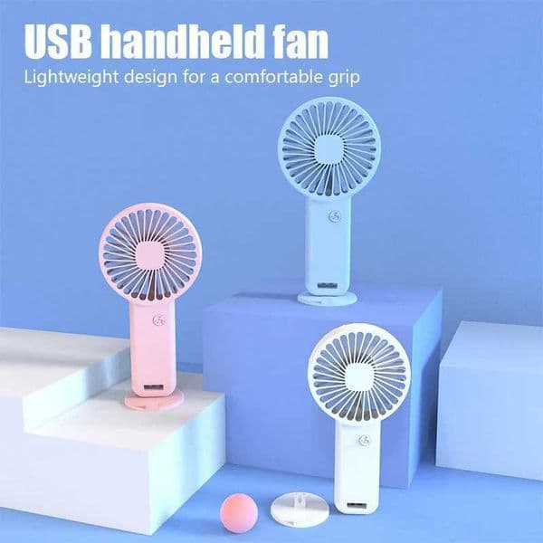 Portable handheld fan USB charging electric fan home student dormitory mini fan air cooler summer outdoor small cooling fanXJ250402