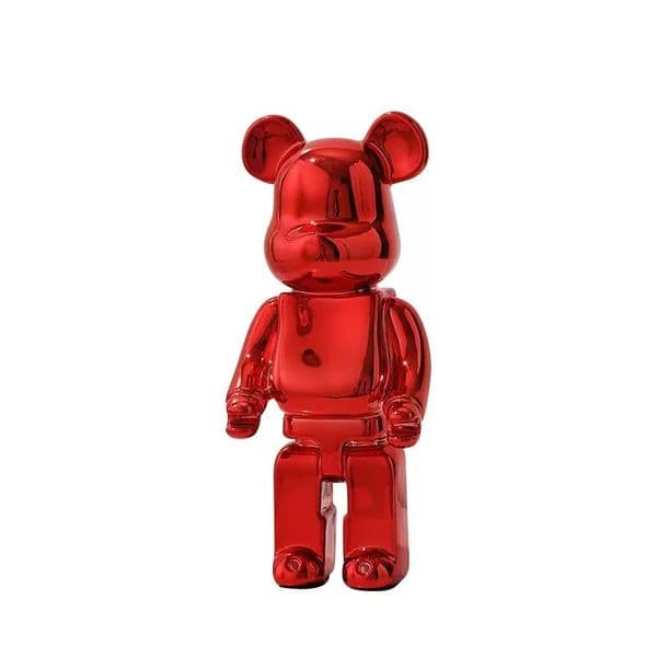 2026 New High Quality Statue Nordic Light Luxury Violence Bear Figure Hand Creative Art Living TV Cabinet Entrance Room Desktop Decoration Toys Toy
