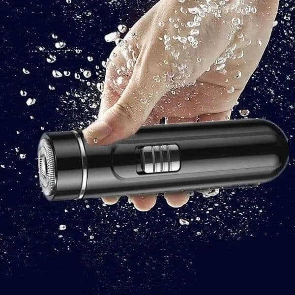 New portable mens electric shaver with USB charging wet dry beard shaver simple one click use mini intelligent shaver Z250402
