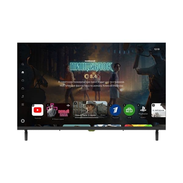 32-inch Standard Definition Yandex Smart Network TV Metal Bezel-Free Design Standard Definition Picture Quality with AI Optimization