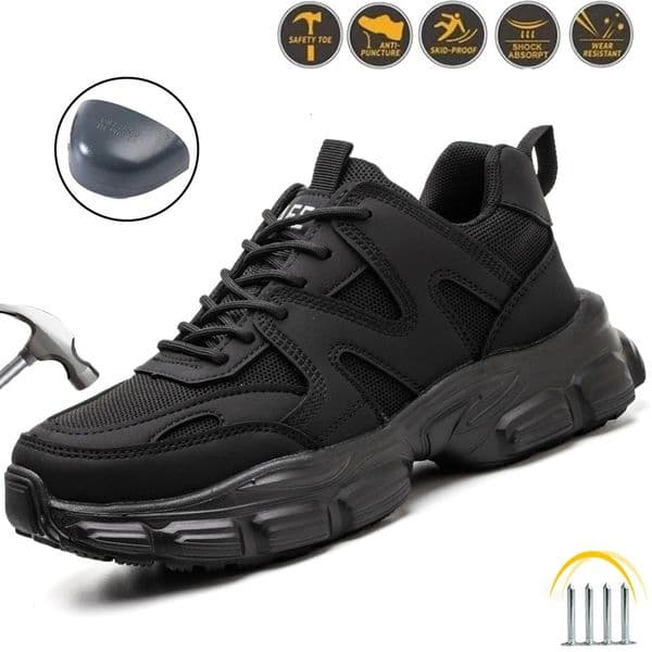 Work Sneakers Steel Toe Shoes Men Safety Shoes PunctureProof Work Shoes Boots Fashion Indestructible Footwear Security 251030