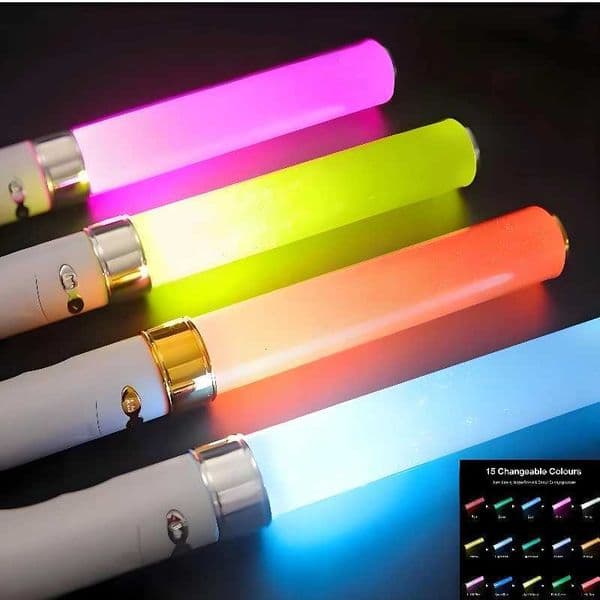 15 color LED pole with switchable flash pole for parties concerts weddings celebrations cheerleading props X250402