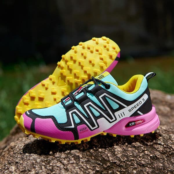 Cross-Border Foreign Trade Outdoor Men's Shoes Trail Running Shoes Independent Station Travel Hiking Shoes Trekking Shoes Breathable Large Size Women's Shoes
