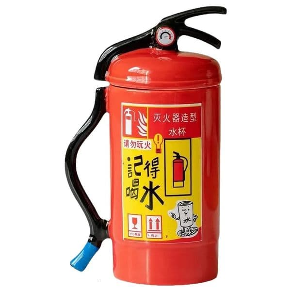 Handmade Ceramic Cup Fire n Water Gift Giving Creative Strange and Original Mug LIJIAO 251031