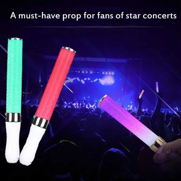 LED light pole LED glow stick with 15 color switchable Poi glow stick for parties concerts weddings and celebrations X250402