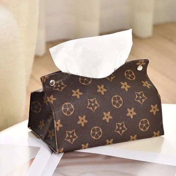 Nordic High-Value Living Room Dispenser Home Creative Dining Table Tissue Leather Napkin Box Car-mounted ddmythur