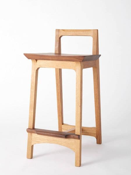 Cube Solid Wood Bar Chair Modern Simple Fashion High Stool Customizable