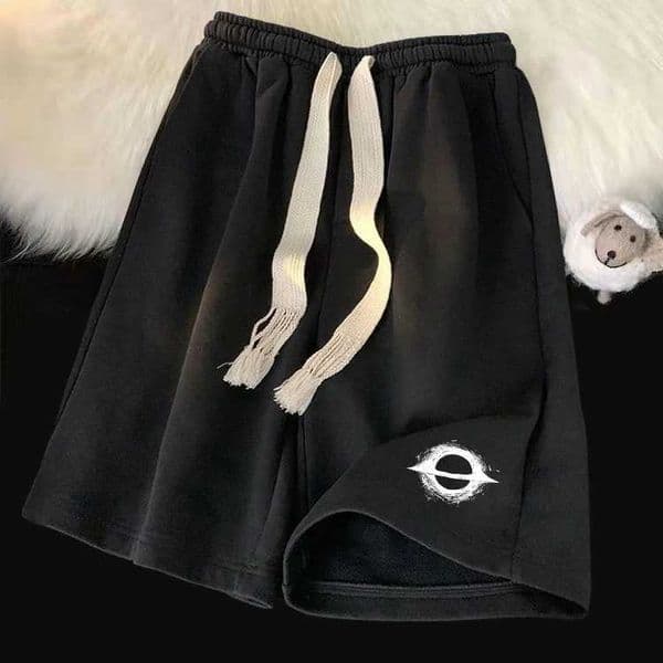 The new trend for summer 2025 is loose casual wide legged pure cotton woven and brushed paradigm shorts suitable for unisex sports W250403