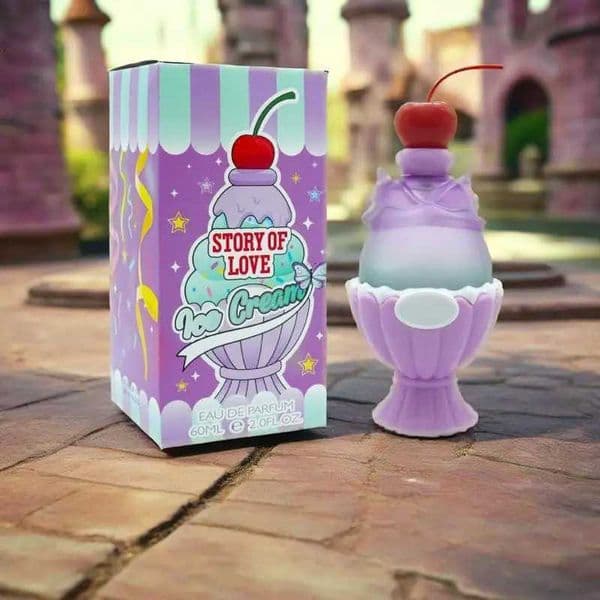 60ml Ice Cream Sweet Womens Perfume Longlasting Fresh Vitality Floral Fragrance Eau De Toilette Charming Date Fragrance SprayXJ251103