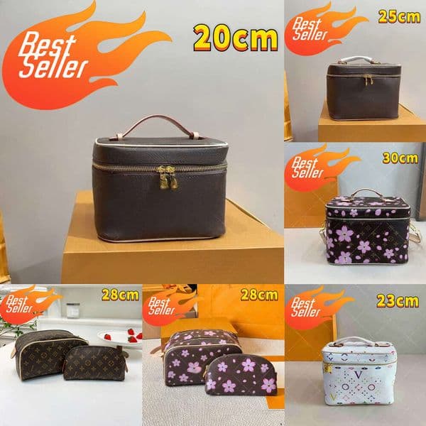 Designer Bag Vanity Bag Chain Pouch Luxury Fashion Leather Makeup Bag Luxury Cosmetic Bag Portable Pouch Luxury Bag With Shoulder Strap Leather Crossbody Bag