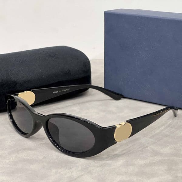 Mens Designer Polarized Sunglasses Oval Full Frame UV400 Protection Outdoor Shades with Mirror Lens and Luxury GG Logo - Includes Case H260204