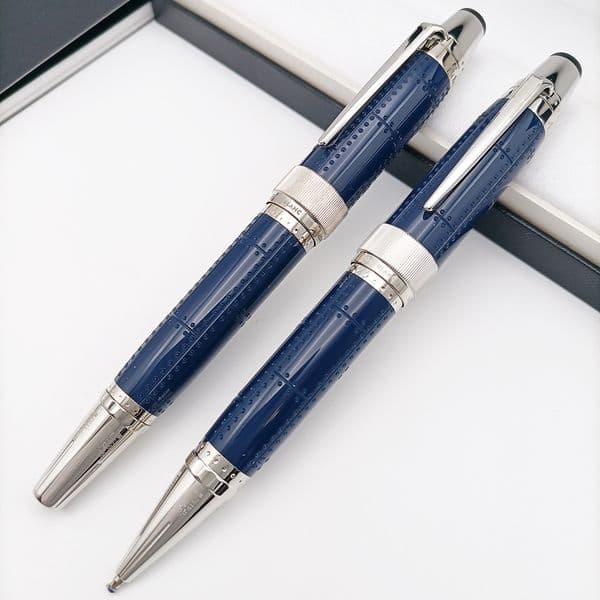 mont pen promotion writer edition antoine de saintexupery black resin m fountain rollerball ballpoint pen writing smooth with serial number