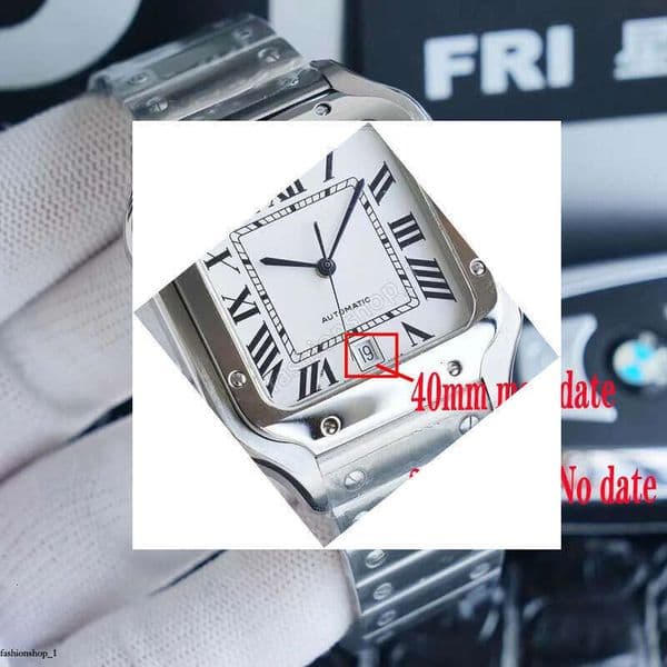 40mm Designer Watch 316L Stainless Steel Wristwatch with Sapphire Crystal and Dias