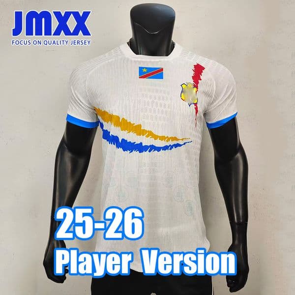 JMXX 25-26 Congo Soccer Jerseys Home Away Special Pre Match Training Mens Uniforms Jersey Football Man Shirt 2025 2026 Player Version