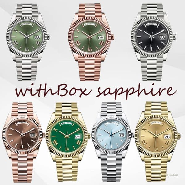 Watch Man Designer Designer Mens Watches Man Watch Day Date Autmatic Wristwatch 36R41mm 2813 Aut Mvement Sapphire Glass 904Lstainless Steel high quality Presid