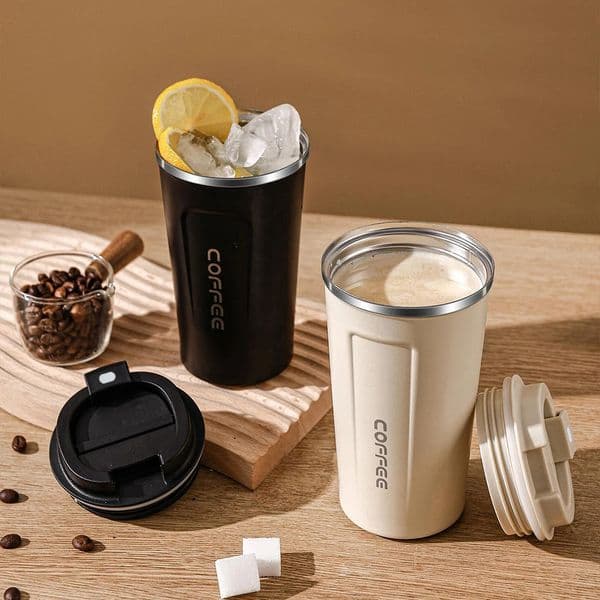 WORTHBUY Thermos Mug Portable 304 Stainless Steel Insulated Drinking Cup Tumbler Large Capacity Tea Milk Coffee Drinkware 251031BJ