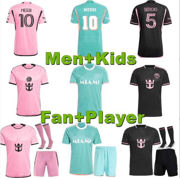 25 26 Argentina MESSIS Miamis soccer Jerseys GARNACHO DE PAUL National Team MARTINEZ Fans Player Maradona Football Shirts 2025 SUAREZ Miamis FC Women men kids Kit