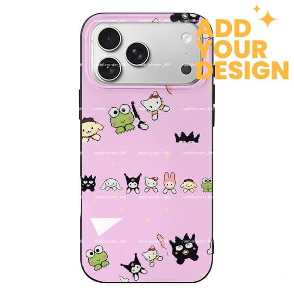 Sanrio custom hello kitty big family Kawaii Designer iphone case 17 16 case luxury case for iPhone 17 16 15 Pro Case:Customized TPU style Phone Cases Slim Anti A28